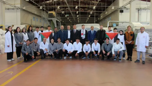 Meslek lisesi öğrencilerinden Gazze'ye yardım eli