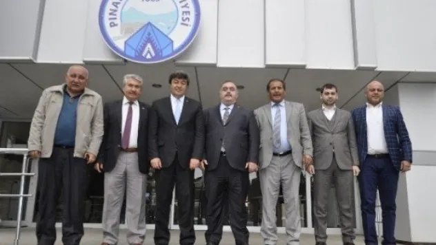 Mhp İl Başkanı Mete Eke, Pınarbaşı Belediye Başkanı Dursun Ataş'ı Ziyaret Etti 