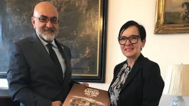 Milletvekili Cıngı, Avusturya Türkiye Büyükelçisi ile bir araya geldi