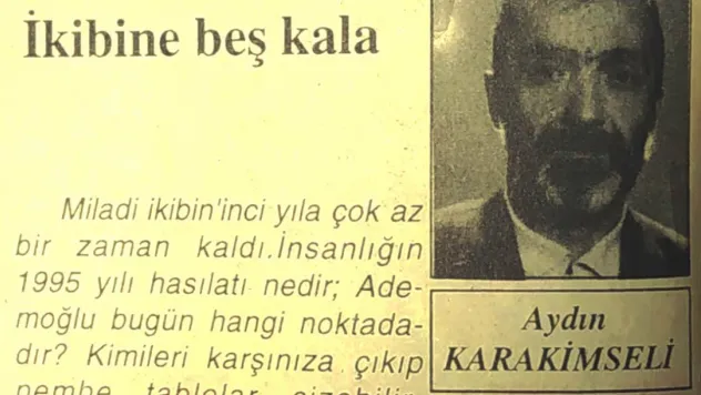 Murhum Aydın Karakimseli'nin Kayseri Gündem'deki İlk Yazısı