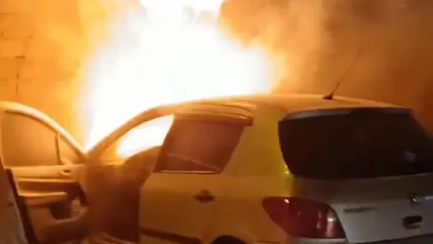 Otomobil küle döndü