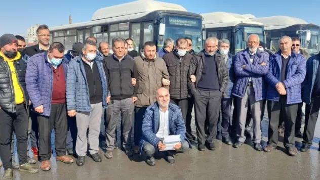 Özel halk otobüsü şoförleri çalışma şartlarının iyileştirilmesini istiyor