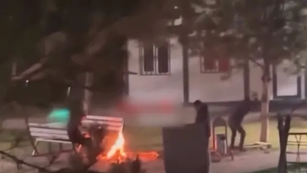 Parka zarar veren 2 çocuk yakalandı