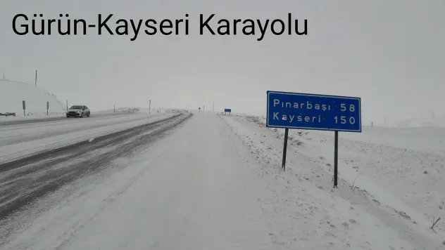 Pınarbaşı-Gürün karayolu trafiğe açıldı