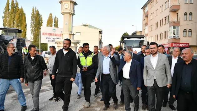 Pınarbaşı'nda Altyapı Çalışmaları Devam Ediyor