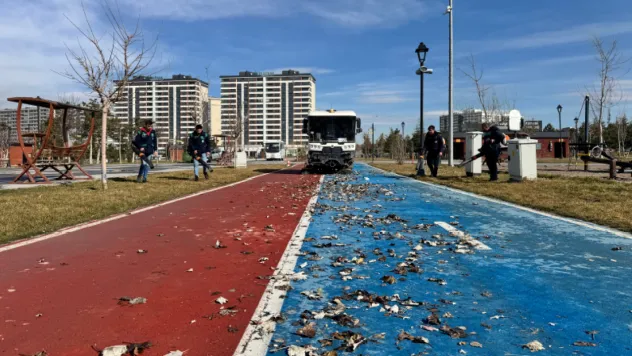 R. Tayyip Erdoğan Millet Bahçesi'nde Kapsamlı Bakım ve Temizlik Çalışmaları