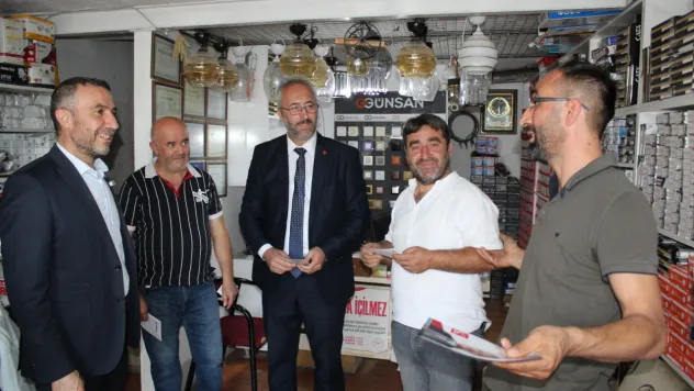 Saadet Partisi Yönetimi'nin Develi Ziyareti