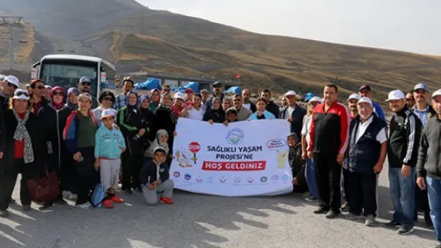 Sağlıklı yaşam yürüyüşünde teröre lanet