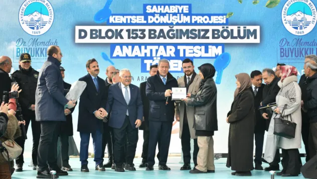 Sahabiye Dönüşüm Projesinde Görkemli Anahtar Teslim Töreni