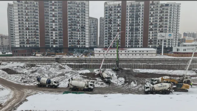 Sahabiye Kentsel Dönüşümde Kış Mesaisi