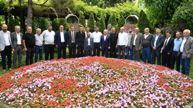 Sarız Muhtarları Büyükşehir'de Biraraya geldi