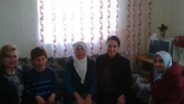 Sarızlı Aileye Moral Desteği Ziyareti 