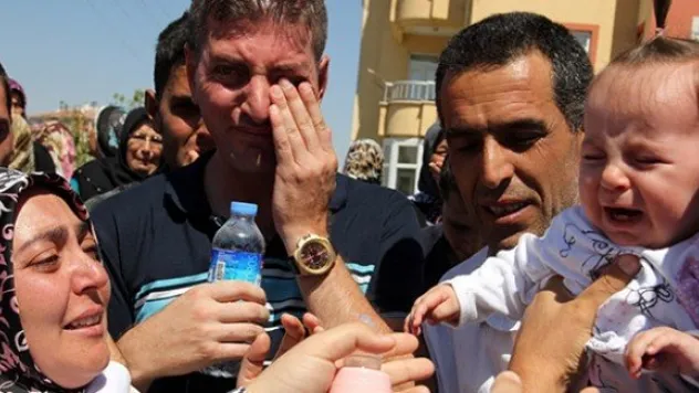 Şehidin baba evinden helallik alındı