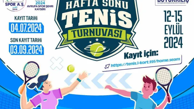 TTF 12 Yaş Hafta Sonu Tenis Turnuvası'na kayıtlar sürüyor