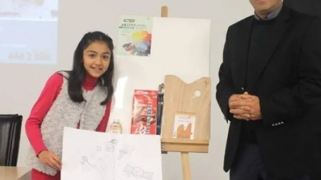 'sporun Hayatımızdaki Yeri' Konulu Resim Yarışmasında Dereceye Giren Öğrencilere Ödülleri Verildi 