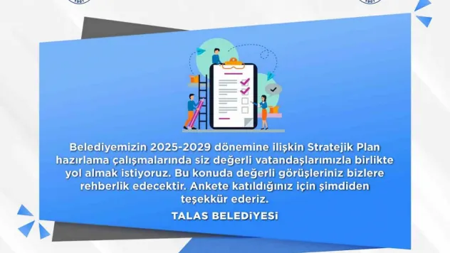 Talas'ta vatandaş görüşüyle stratejik planlama