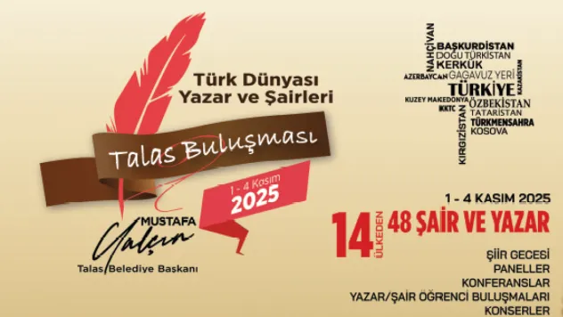 Talas, Türk Dünyası Yazar ve Şairlerini Ağırlayacak