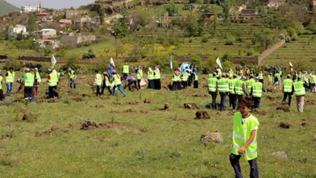 Talas'ta bir cana 10 fidan projesi