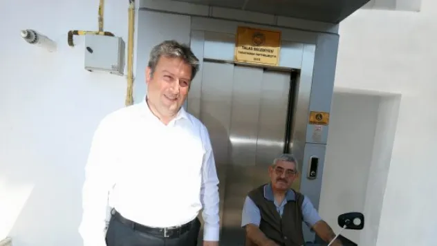 Talas'ta Camilere Asansör Uygulaması