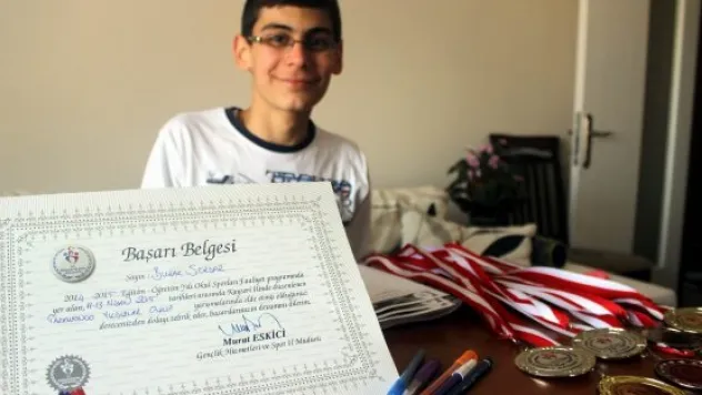 Tekvandocu genç TEOG'dan da 1 yanlış çıkardı