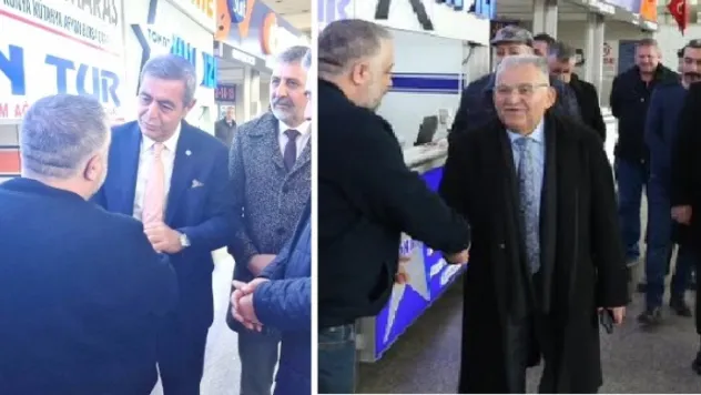 Terminal Esnafına Ziyaret Polemiği