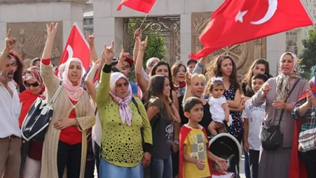 Terör protestosunda hayal kırıklığı