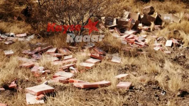 Tıbbi atıkları yol kenarına atan şahıs yakalandı