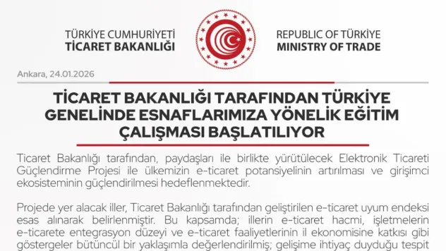 Ticaret Bakanlığı'ndan Esnaflar için Eğitim Programı