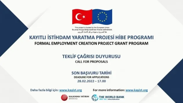 TKYB Kayıtlı İstihdam Yaratma Projesi Hibe Programı Başvuru Dönemi Devam Ediyor