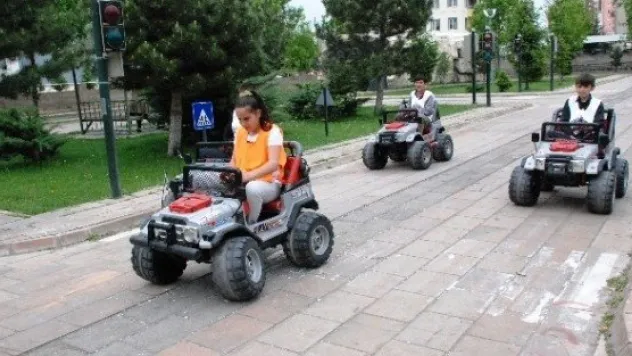 Trafik Haftasında Trafik Parkına Yoğun İlgi 