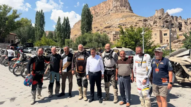 TransAnatolia Rally Raid Motorcuları Soğanlı'da Mola verdi