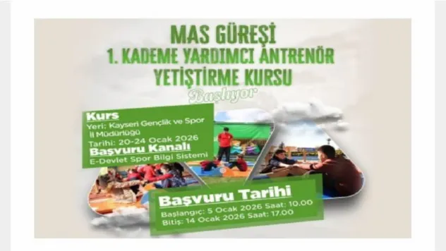 Türkiye'de ilk: Mas Güreşi antrenörlük kursu Kayseri'de başlıyor