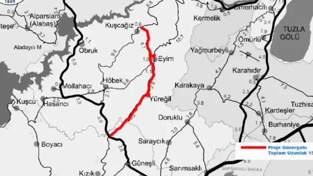 Üç Mahalle, yapılan 107 milyonluk yolla birbirine bağlandı