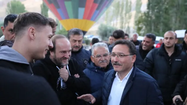 Vali Çiçek, Diplomatları Soğanlı 'da ağırladı