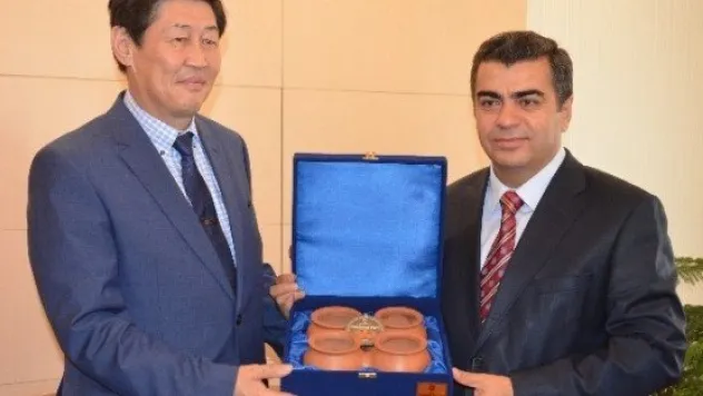 Vali Düzgün Moğolistan Heyetini Kabul Etti 