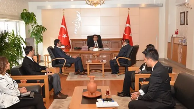 Vali Düzgün, Tabiat Varlıkları Koruma Bölge Komisyonu'nu Kabul Etti