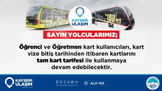 Vizenin bitmesi ulaşımda engel olmayacak