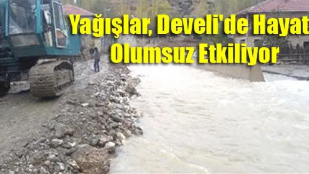 Yağışlar Sele dönüştü