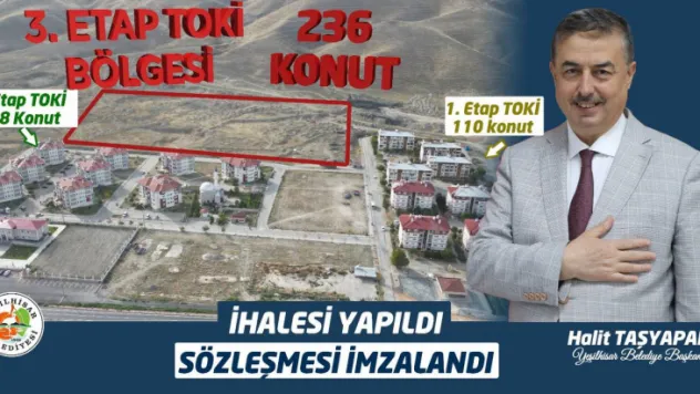 Yeşilhisar ilçesinde TOKİ konut sayısı 474'e yükseldi