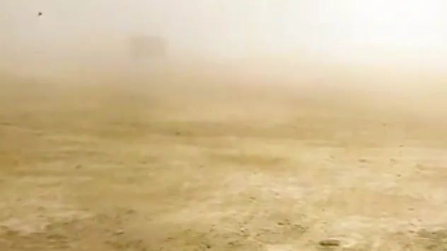 Yeşilhisar ve Develi'de kum fırtınası