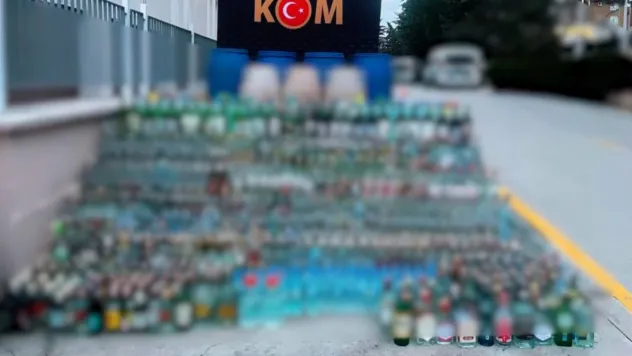 Yılbaşı için hazırlanan 119 bin 564 'öldürücü' sahte alkollü içki ele geçirildi