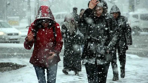 Yoğun kar yağışı Kayseri'de etkili oldu