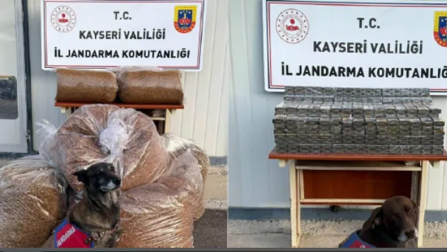 Yol kontrolü sırasında 275 kilogram tütün ele geçirildi