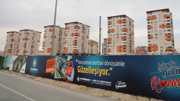 Yunus Emre Mahallesi'nde Kentsel Dönüşüm Hızla Devam Ediyor