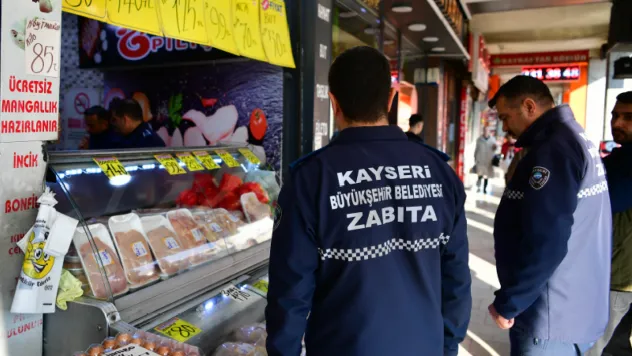 Zabıtadan kanatlı et satan işletmelere denetim