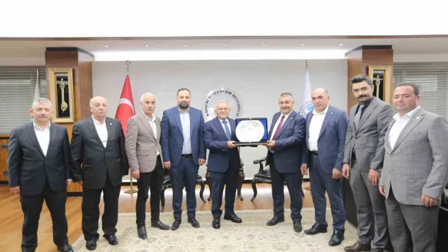 Ziraat odası başkanlarından Başkan Büyükkılıç'a hizmet teşekkürü