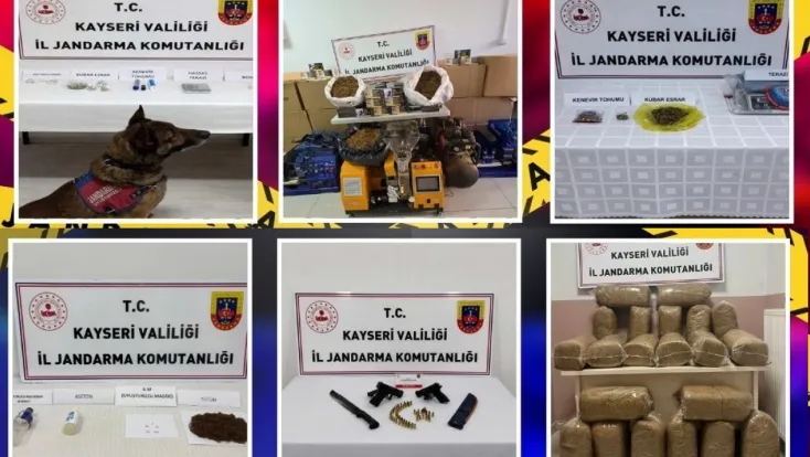 Kayseri’de 1 ayda 751 şahıs yakalandı, 395 kişi tutuklandı