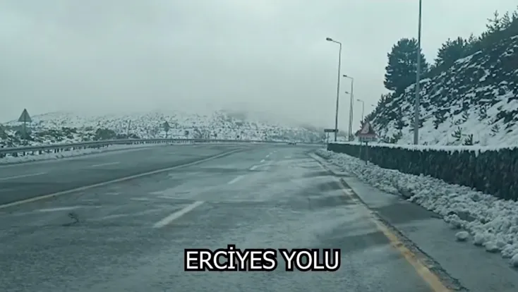 Kayseri’de yollar trafiğe açık