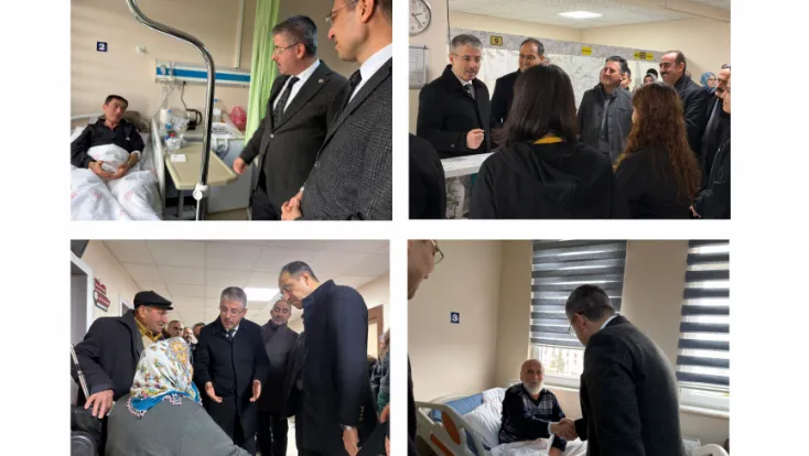 Milletvekili Çopuroğlu'dan Hastane Ziyareti