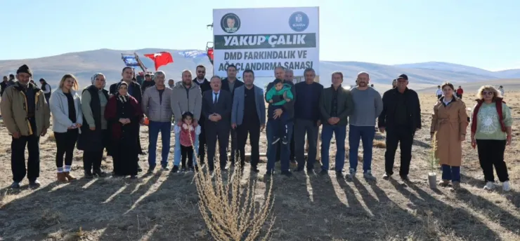 DMD hastası minik Yakup için fidan dikildi